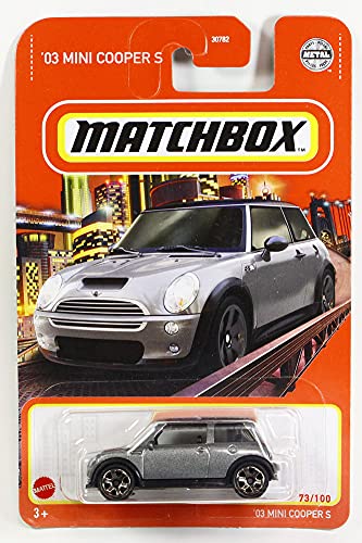 Mini Cooper S Matchbox Gris voiture de collection moulée sous pression au design premium