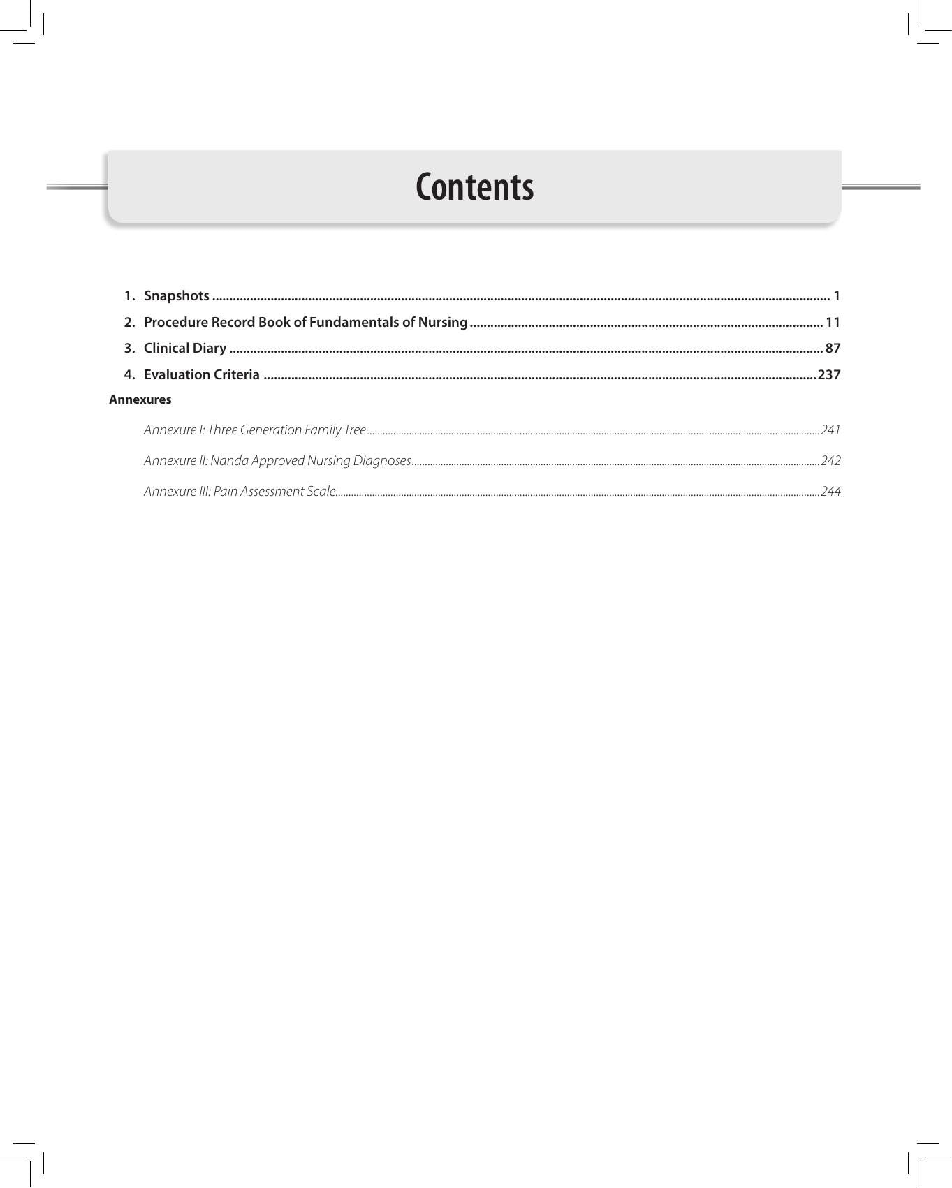 FUNDAMENTALS OF CLINICAL NURSING PROCEDURE RECORD BOOK AND CLINICAL DIARY