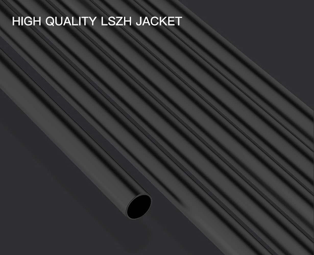 FTTH Outdoor Optical Fiber Drop Cable,G657A1,1 Core Single Mode,LSZH Black Jacket,1 Steel Wire+2 FRP Strength Member,1000 Meters/Roll