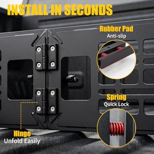 Maxzina Truck Bed Divider with Molle Panel for 2015+ F150 2024+ Lightning by Maxzina - Used condition - Image 4