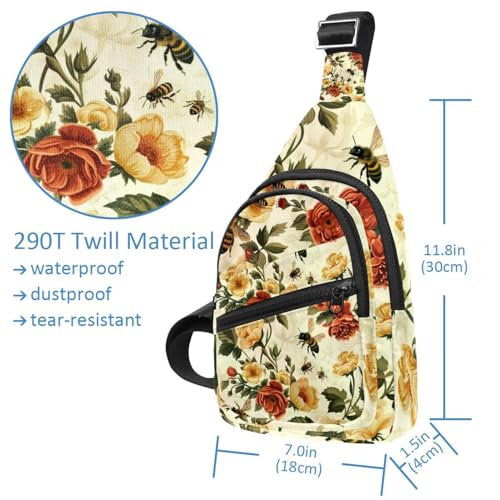 Mochila cruzada para senderismo y correr riñonera ajustable multicolor 4