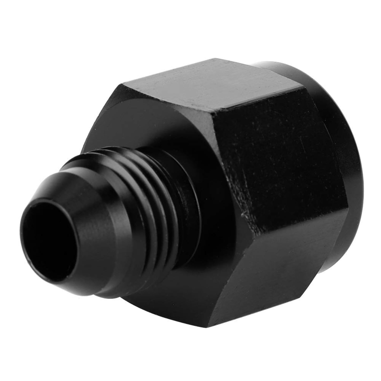 KSTE Oil Cooler Adapter, CNC Aluminum AN8 Female -AN6 Male Oil Cooler Fitting Adapter 8AN to 6AN