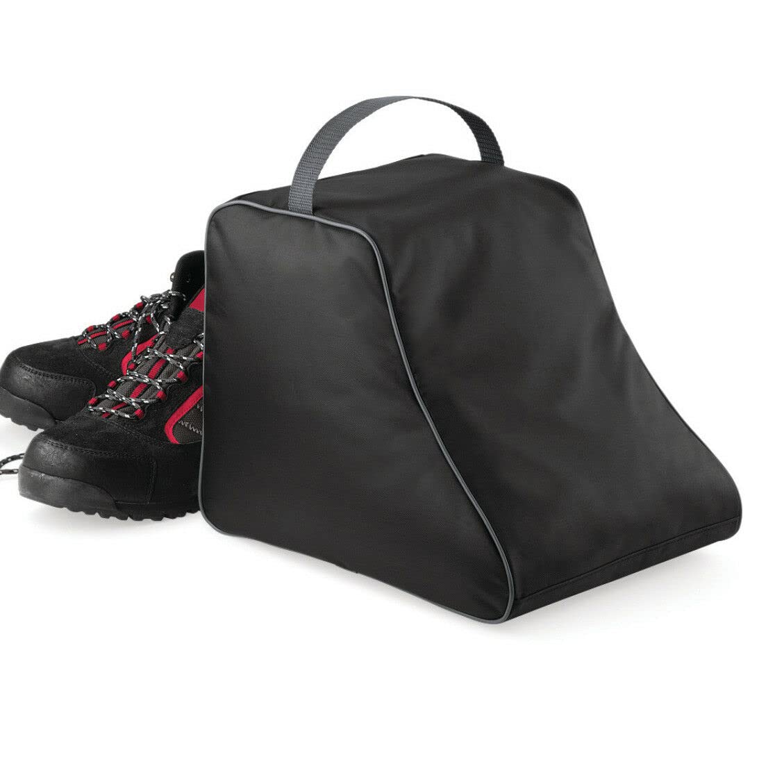 Hyper MartBlack Water Resistant Walking Hiking Boot Bag for Adults or Children. Ideal for Work Boots, Walking Boots, Hiking Boots Or Rugby/Football Boots.