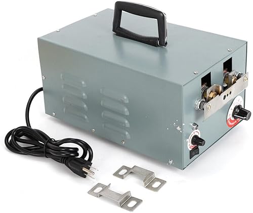 Miniatura 1 de Máquina desplumadora de pollo, 110 V 250 W Máquina eléctrica automática de debeaking con 2 cuchillas, herramienta de corte de pico de pollo, equipo