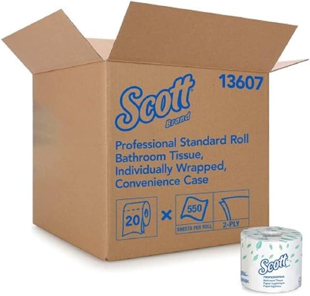 KIM13607 - KIMBERLY CLARK SCOTT Standard Roll Bathroom Tissue