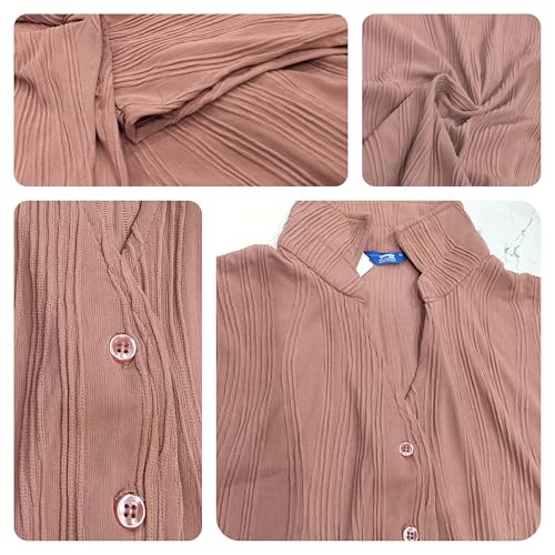 Image of GRECIILOOKS Korean Tees for Women | Tops for Woman | Collared Casual Summer Tops for Women Western | Knitted Top Button-Up Short Sleeve Crop Top |Summer Stylish Texture Korean Knit Tee