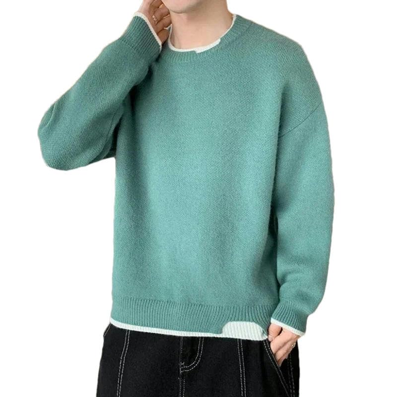Pull en tricot à col rond idéal pour les sorties hivernales
