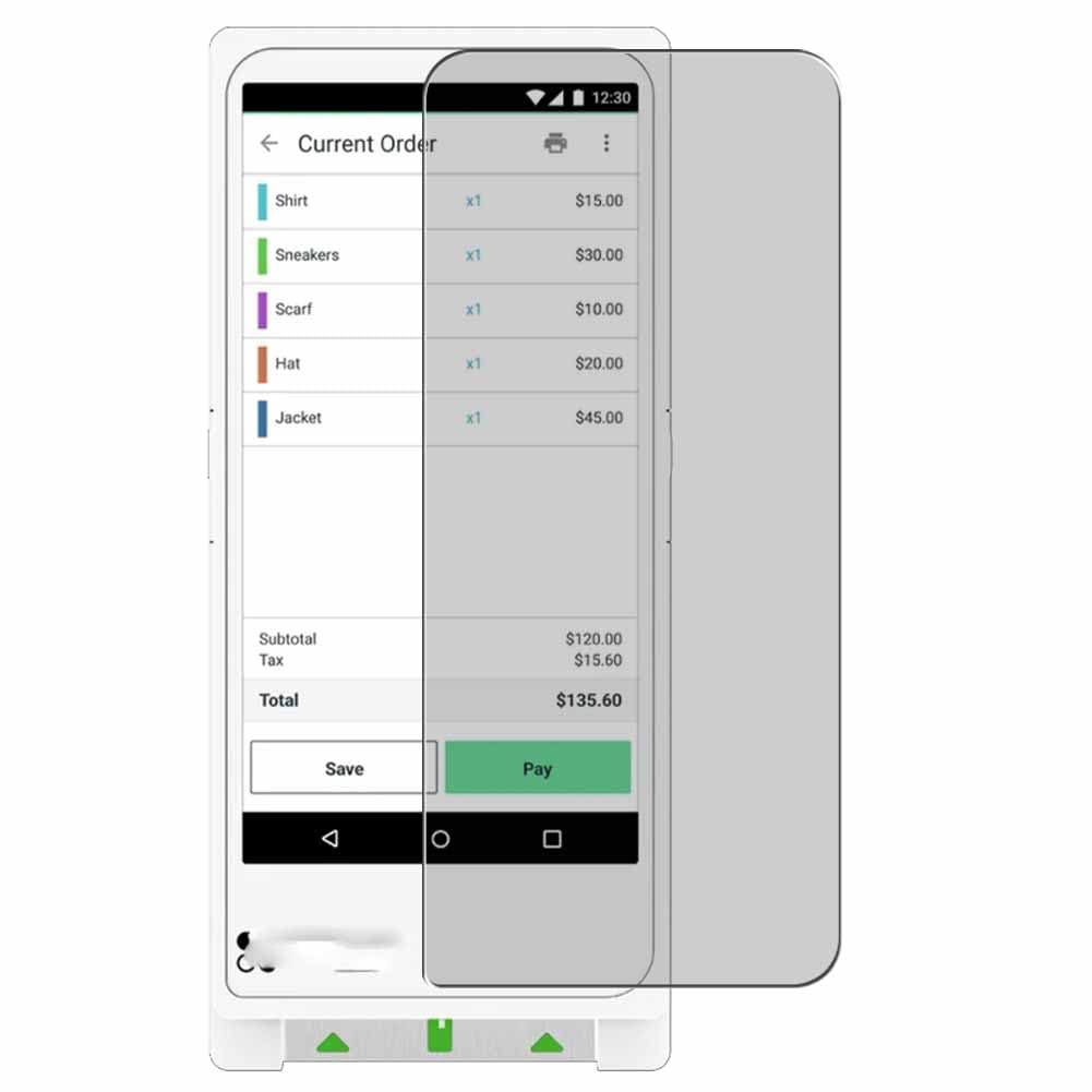 Puccy Privacy Screen Protector, compatible with Clover Flex 4 Anti Spy Film TPU Guard （ Not Tempered Glass Protectors ）