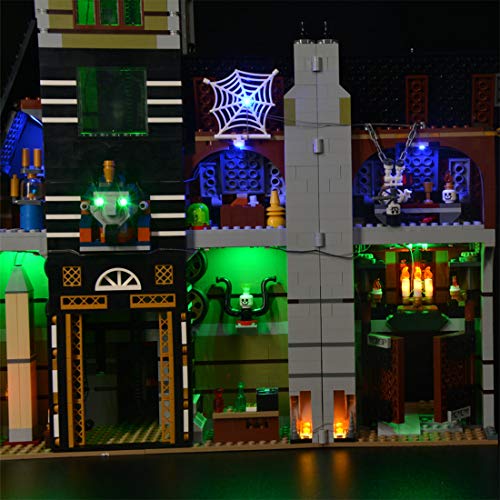 Sugeren LED Beleuchtungsset für LEGO Creator Haunted House, LED Licht Set Kompatibel mit LEGO 10273 Bausteine-Modell… – Bild 3