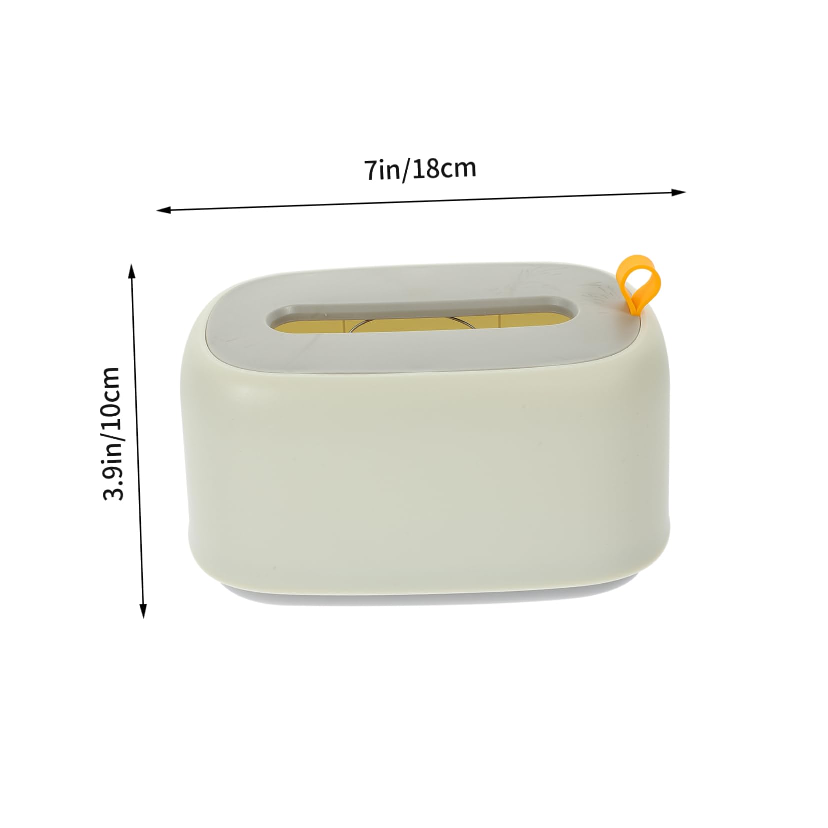 SOLUSTRE Versatile Desktop Tissue Dispenser Wall-Mounted Tissue Container for Living Room