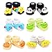 Z-Chen 6 Paia Calzini Antiscivolo per Bambini e Neonati 3D Animali, Set A, 0-9 Mesi