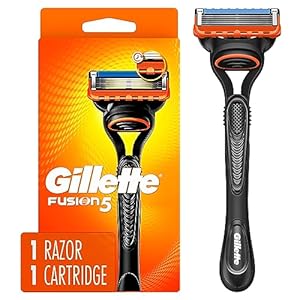 Gillette Fusion5 Razor for Men, Handle + 1 Razor Blade Refill