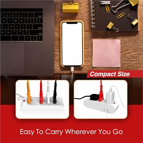 Image of Vimal Wiring Devices Yatra 2 Pin Extension Cord 1.3Mtr. with Surge Protector and Indicator,240Volts,White