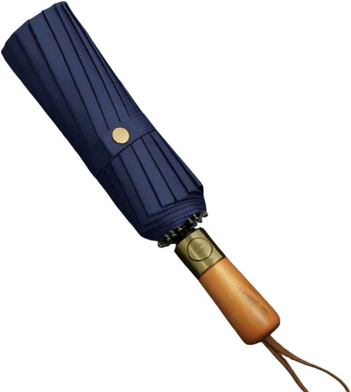 umbrellas for rain Double-layer 115 cm Automatic Umbrella, Windproof Travel Umbrella With Wooden Handle, Large Men, Business, Golf, Or Sun