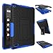 Fire 7 2015 Case, Amazon Fire 7 Case, NOKEA Hybrid Heavy Duty Armor Protection Cover [Anti Slip] [Built-In Kickstand] Skin Case For Amazon Fire 7 5th Generation 2015 Release Tablet (Blue)