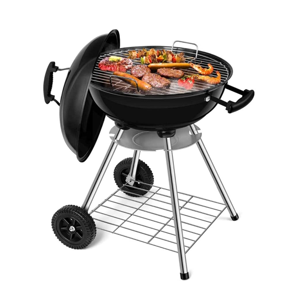 Barbecue au charbon portable compact de 46x73cm pour en finir avec le manque d'espace