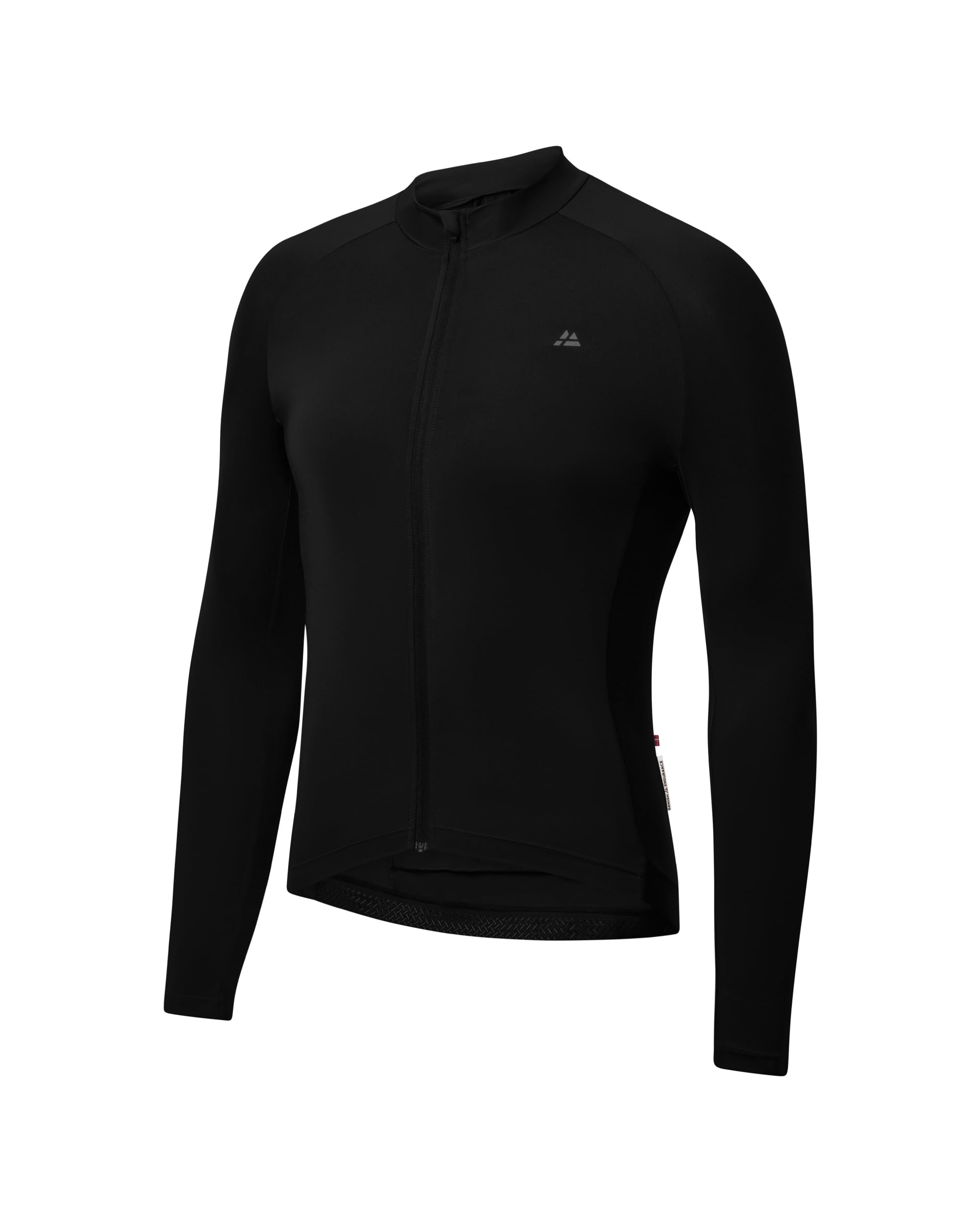DANISH ENDURANCE Langarm Radtrikot Herren mit Reißverschluss, Fahrradtrikot mit Taschen, Schnelltrocknendes Rennradtrikot, Fahrradbekleidung Herren