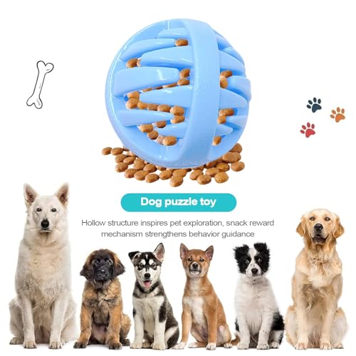 Juguete Interactivo Para Perros,Bola Dispensadora De Comida Para Mascotas - Juguete De Enriquecimiento Mental Para Cachorros Juego Interior Y Exterior Estimulación Cerebral Y Prevención De Aburrimient - imagen 2