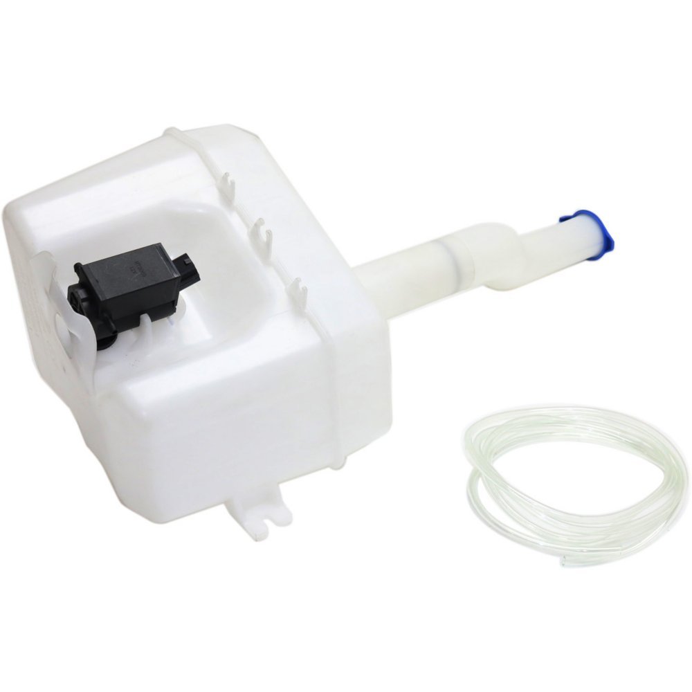 Evan-Fischer Windshield Washer Tank Assembly compatible with Hyundai Tucson 05-09 W/Pump Inlet and Cap