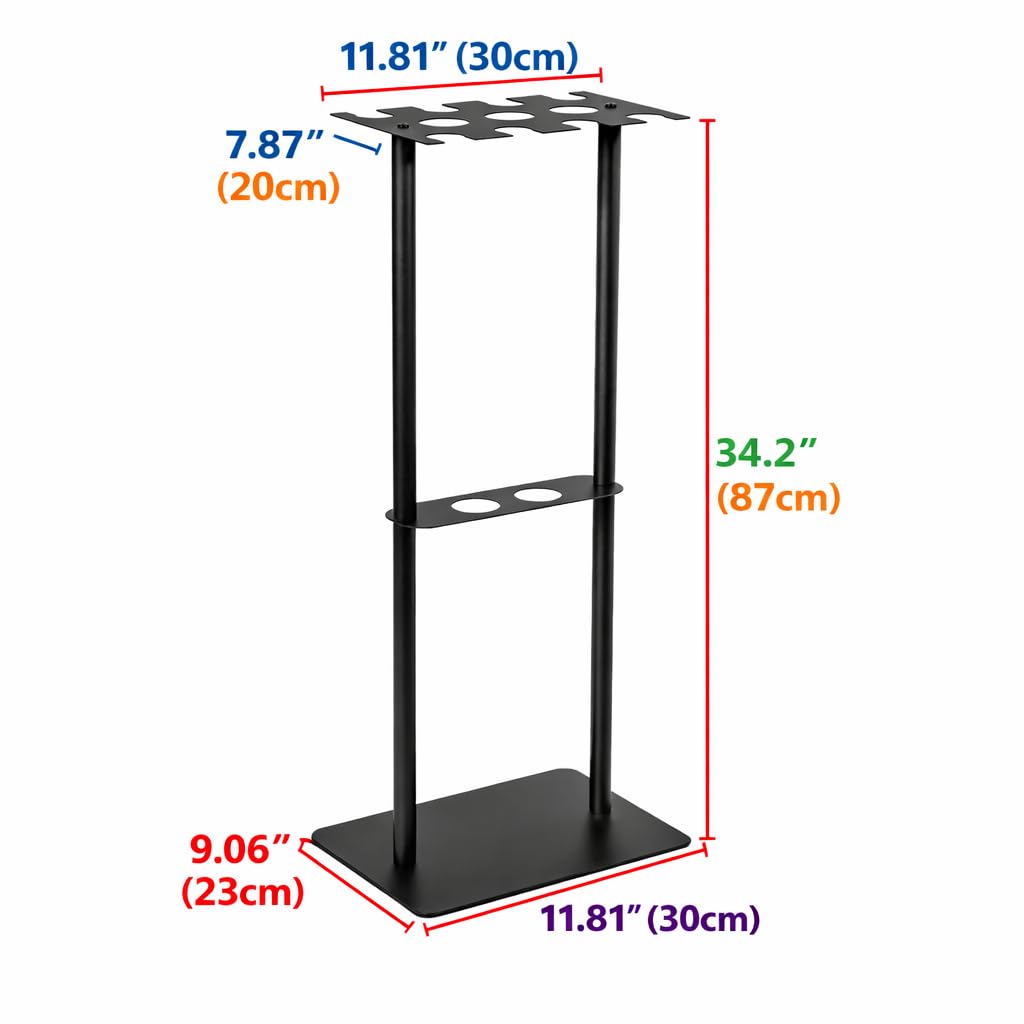 Support de batte de baseball, peut contenir 8 battes et 5 balles, support autoportant pour battes de baseball, pour garage, maison et pirogue, support de rangement pour batte de baseball en