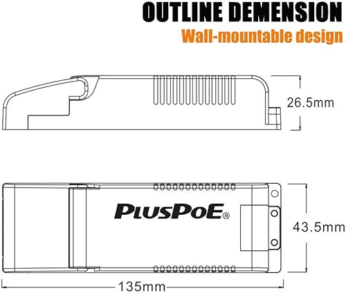 Miniatura 5 de Transformador regulable de 20 W, fuente de alimentación LED magnética PLUSPOE de 12 V para iluminación LED constante de 12 V
