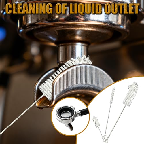 Coffee Brush, Coffee Grinder Cleaning Brush kit, Espresso Machine Cleaning Brush Tool - Thumbnail 2