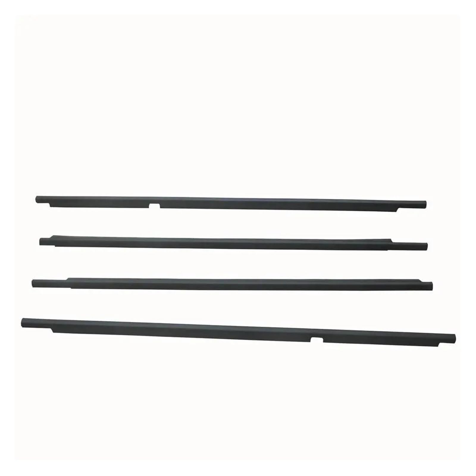 Hpzprpcew Black 4Pcs Outer Windows Weatherstrip Door Seal Belt Moulding Trim For Toyota For Land For Cruiser Lc100 Series 1998-2007(Black)