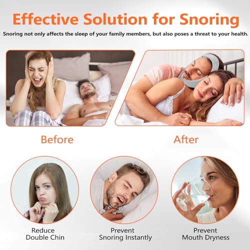 image for WPDGAD Anti Snoring Devices, Chin Strap for Sleeping CPAP Users, Snori