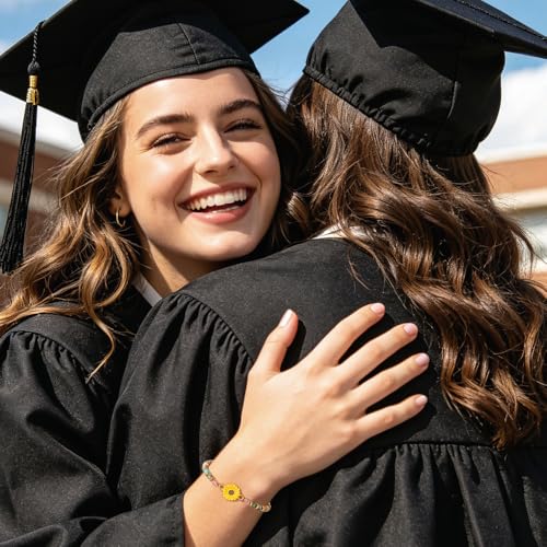 Boiveco Graduation Gifts 2026 for Her Him, Class of 2026 Graduation Bracelets with Unique Cap Gift Box, Inspirational Keepsake for Women Men Middle High School University College Graduates — view 3