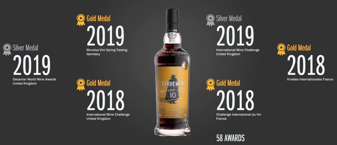 Vin de Porto Sandeman 10 years - Vin Fortifié
