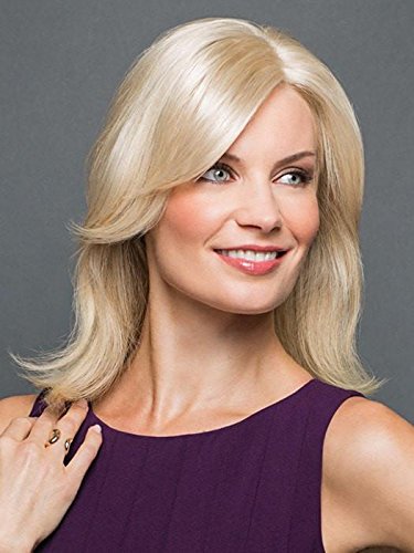 Chameleon Hair Topper Color R56/60 SILVER MIST - Raquel Welch Wigs Women's Synthetic Monofilament Base Clip In Bang Hairpiece Fringe