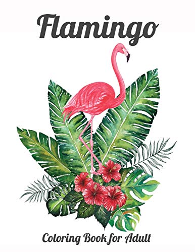 Flamingo Coloring Book for Adults: Best Adult Coloring Book with Fun, Easy,flower pattern and Relaxing Coloring Pages image 3