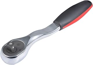 KATUR 72 Teeth Extending Telescopic Ratchet, Quick-Release Composite Offset Ratchet Socket Wrench, Extendable Long Handle Socket Ratchet (3/8 Inch Wrench 210mm Length)