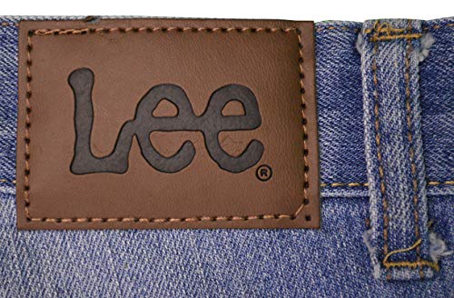 Lee Boys Performance Comfort Stretch Slim Fit Jeans with Interior Adjustable Waist (Light Blue Wash, 14)4