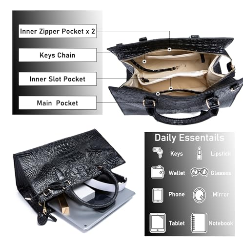 Bolso Satchel con Asa Superior y Gran Capacidad miniatura 5