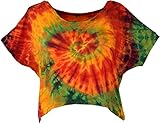 Jedes farbenfrohes Hippieshirt ist ein Unikat, deswegen können Muster und Farben von der Abbildung abweichen