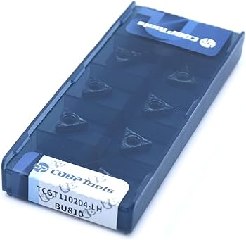 CDBP Carbide Inserts For Aluminum VBGT221 VBGT110304 For Turning Carbide Aluminum Inserts Metal Cutting, 10PCS