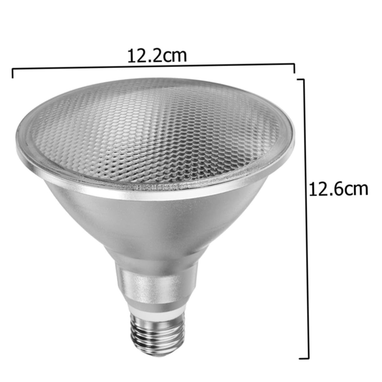 jojofuny Ampoule LED Projecteur Par38 20w Rgbw à Télécommande | Aluminium Argenté, 2200 Lm, Intensité Réglable, 50 000 H, pour Vitrines et Éclairage Ktv