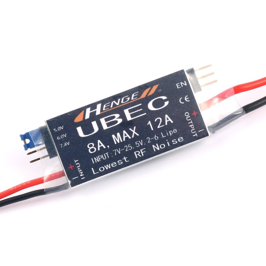 8A Uscita UBEC 5 V / 6 V 8 A Max 12A Inport 7V-25.5V 2-6S Lipo / 6-16 Celle modalità Interruttore di Ingresso Ni-MH BEC per RC Helicopter