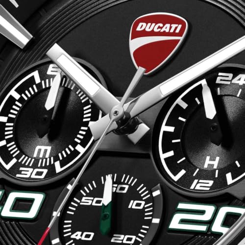 Image of Ducati Extreme Sports Chronograph Analog Quartz Men's Watch with Silicone Strap