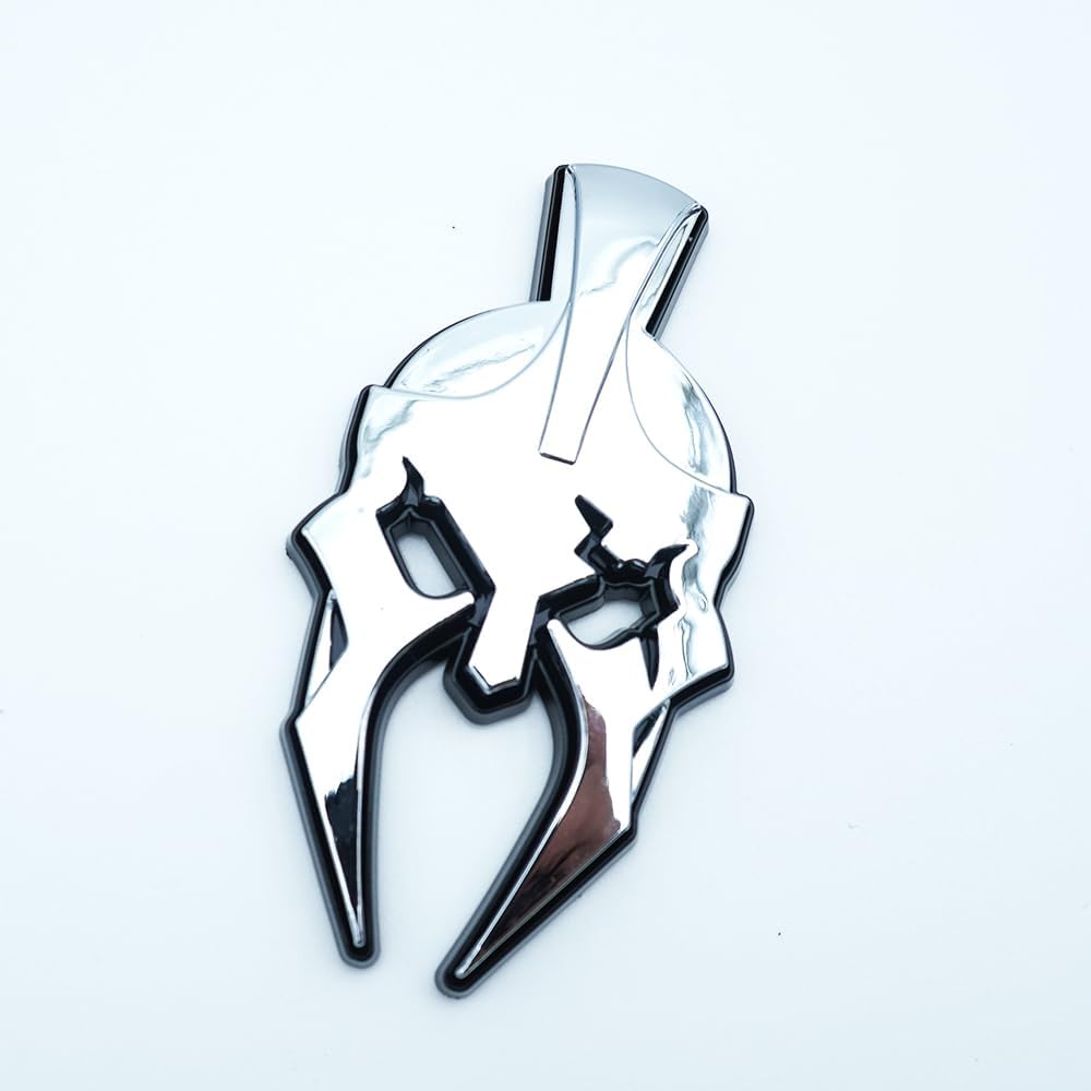 2Pcs Right Left Side Custom Gladiator Emblems 3D Badges Replacement for JL Jeep Gladiator (Chrome)