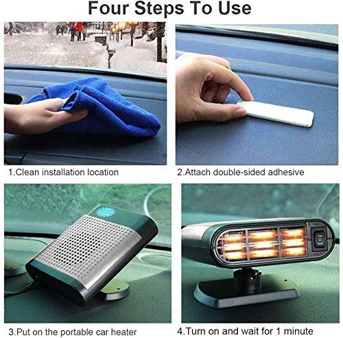 Riscaldatore portatile per auto, 12V riscaldamento...