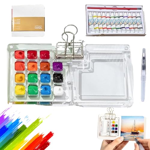 Amazon | Tobios 水彩キット 2025年アップグレードトビオミニ水彩