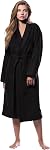Canadian Linen Terry Peignoir en coton, Châle souple absorbant Collar Lounge Vêtements de nuit Léger Quick Dry Nightgown Hommes Femmes