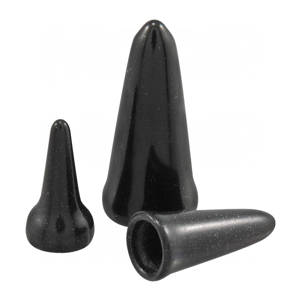 High Temp Vinyl Tapered Plugs - High Temp Vinyl Tapered Plug (TP9213T) Material: Black Vinyl MOCAP TPC9213T-05 (qty5175)