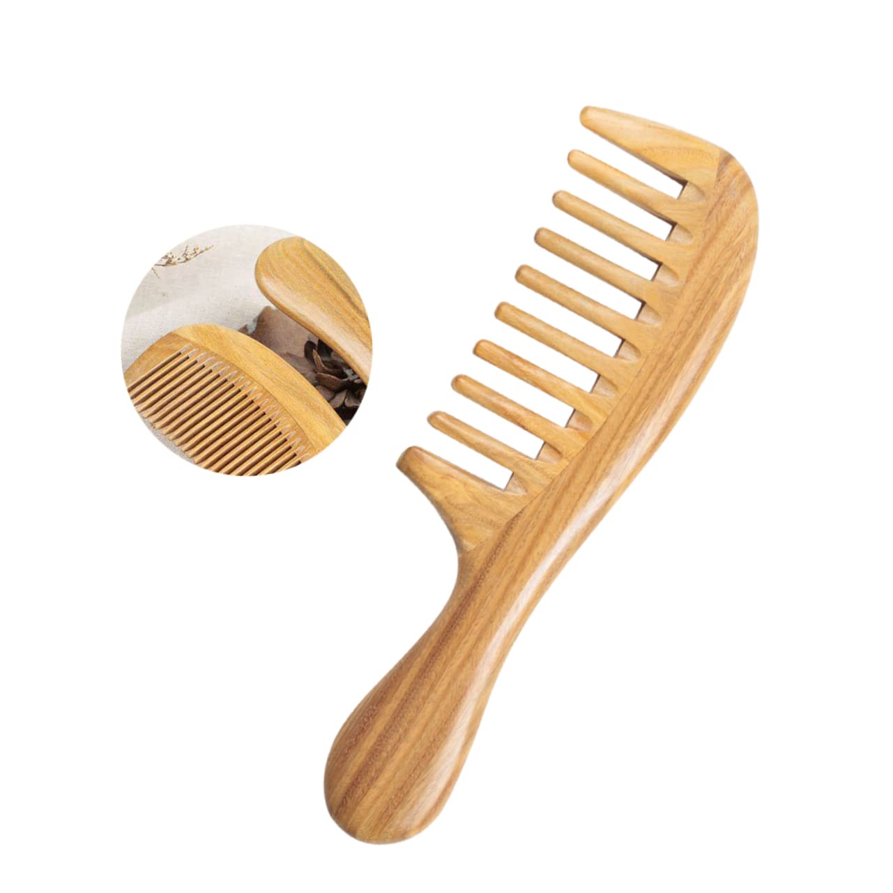 FRCOLOR 3stücke Breitzinkiger Sandelholz Haarkamm Anti-statik Holz Haarschneidekamm Für Damen Und Herren Für Besondere Anlässe Ergonomisches Design Für Einfachen Halt