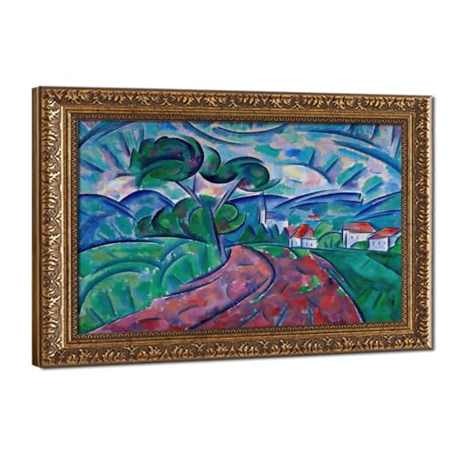 The Road to The Village Vladimir Boranov-rossine - Impression sur toile 50x75 cm