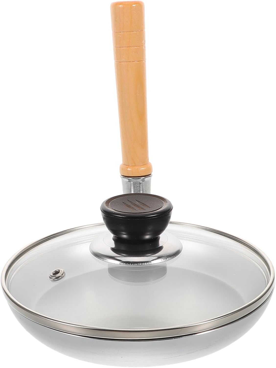 LIFKOME Japanese Nonstick Egg Pan Omelette Maker with Vertical Handle for Cooking Tamagoyaki and Fried Eggs Gas Stove Compatible Cookware