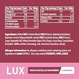 BW Premium LUX 20g High Protein Flapjack Bars 24 x 75g - Oat Based Low Sugar Snack - Bodybuilding Warehouse (White Choc Raspberry) - Image 6