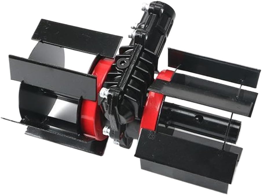 Multifunctional Lawn Mower Attachment With Interchangeable Soil Loosening Trenching Weeding Wheel Optional Compatible With Standard Lawn Mower Models(furrowing wheel typ)